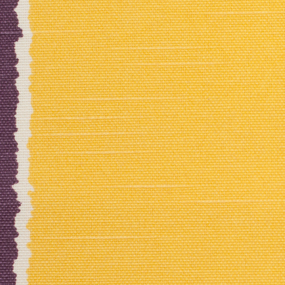 Spanish Yellow/Purple Striped Poly-Cotton Woven - Joann Fabrics