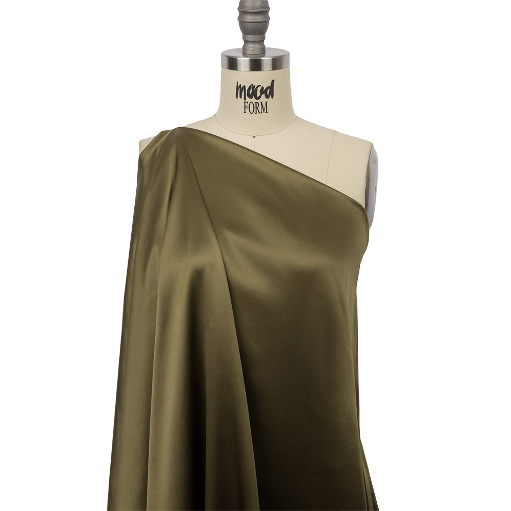 Stretch Silk Charmeuse - Olive Green - Premium Collection - Joann Fabrics