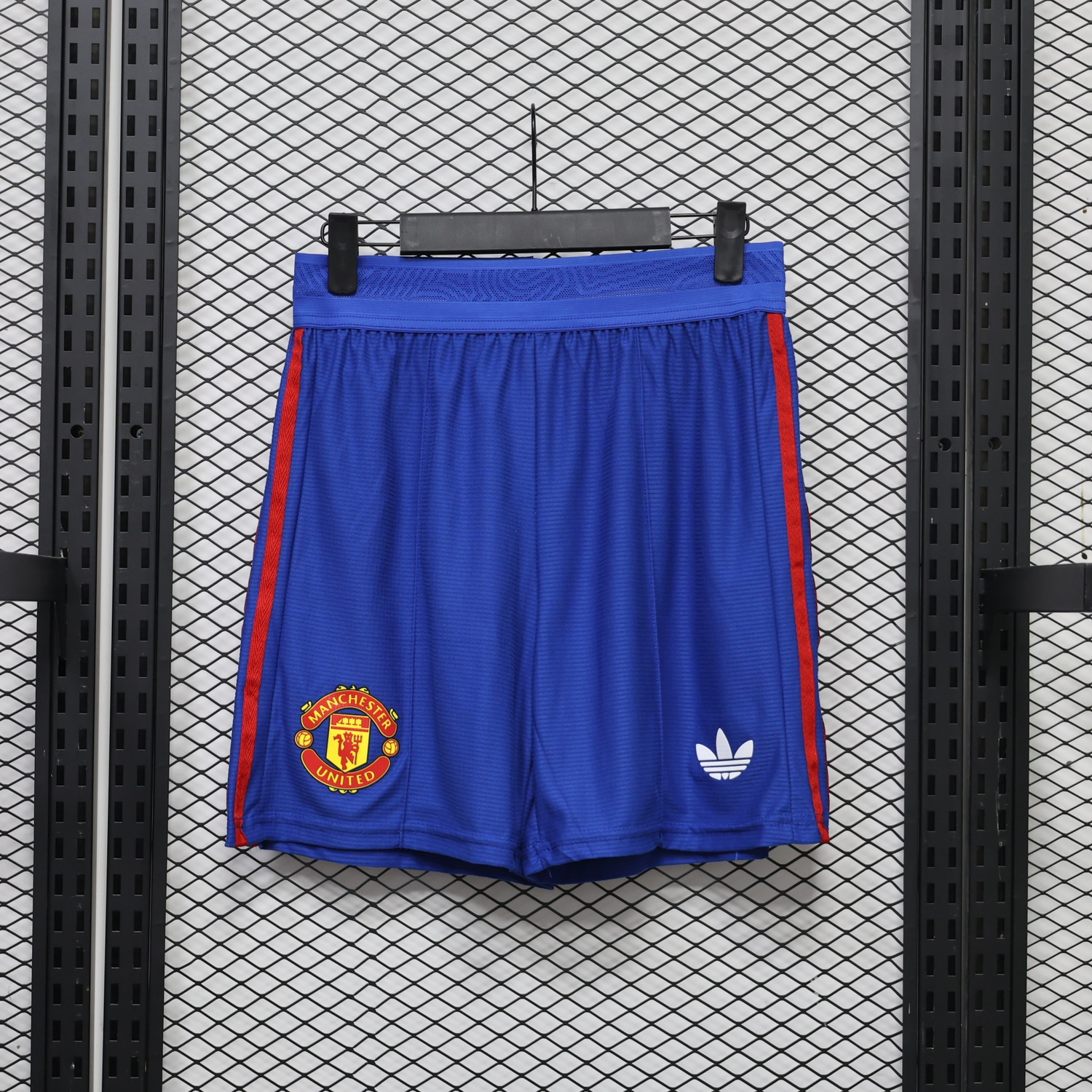 Manchester United 26-27 Away Blue Shorts - Player Version - UnitedFutballJersey