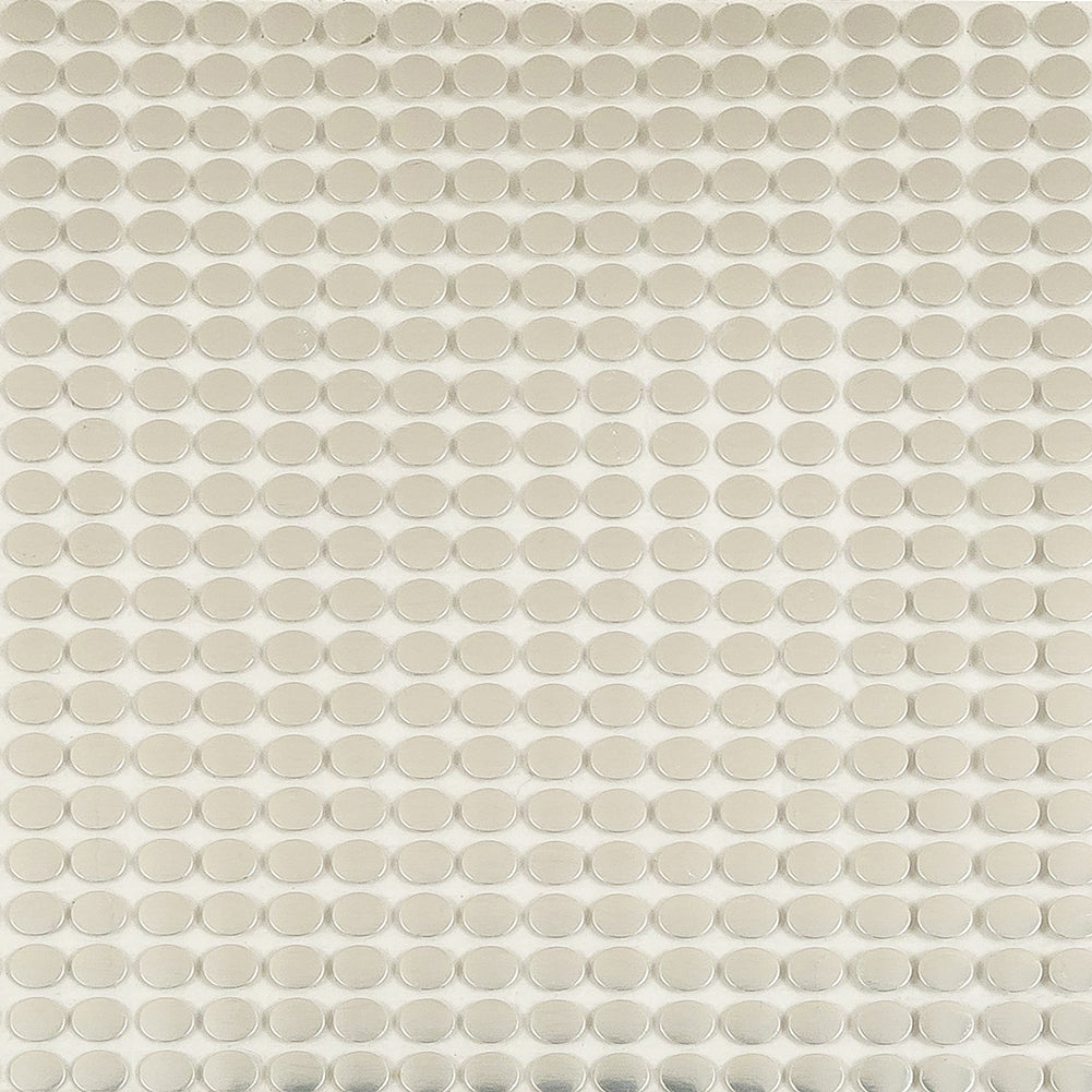 Vintage Gridded Silver Dots on Clear Iron on Film - 4
