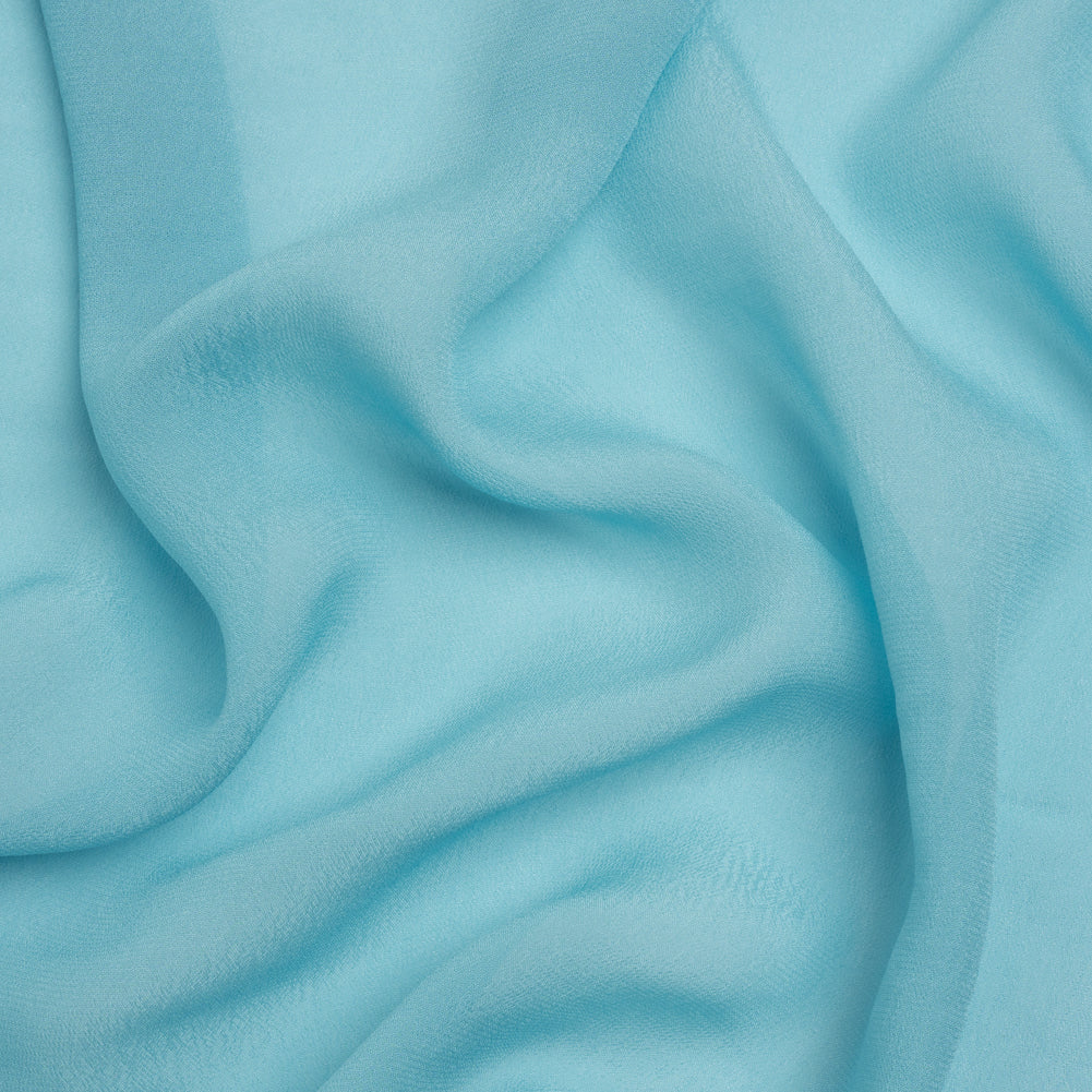 Famous Australian Designer Sky Blue Viscose Georgette - Joann Fabrics