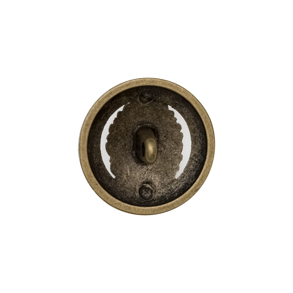 Italian Antique Gold Metal Crest Shank Button - 32L/20mm - Joann Fabrics