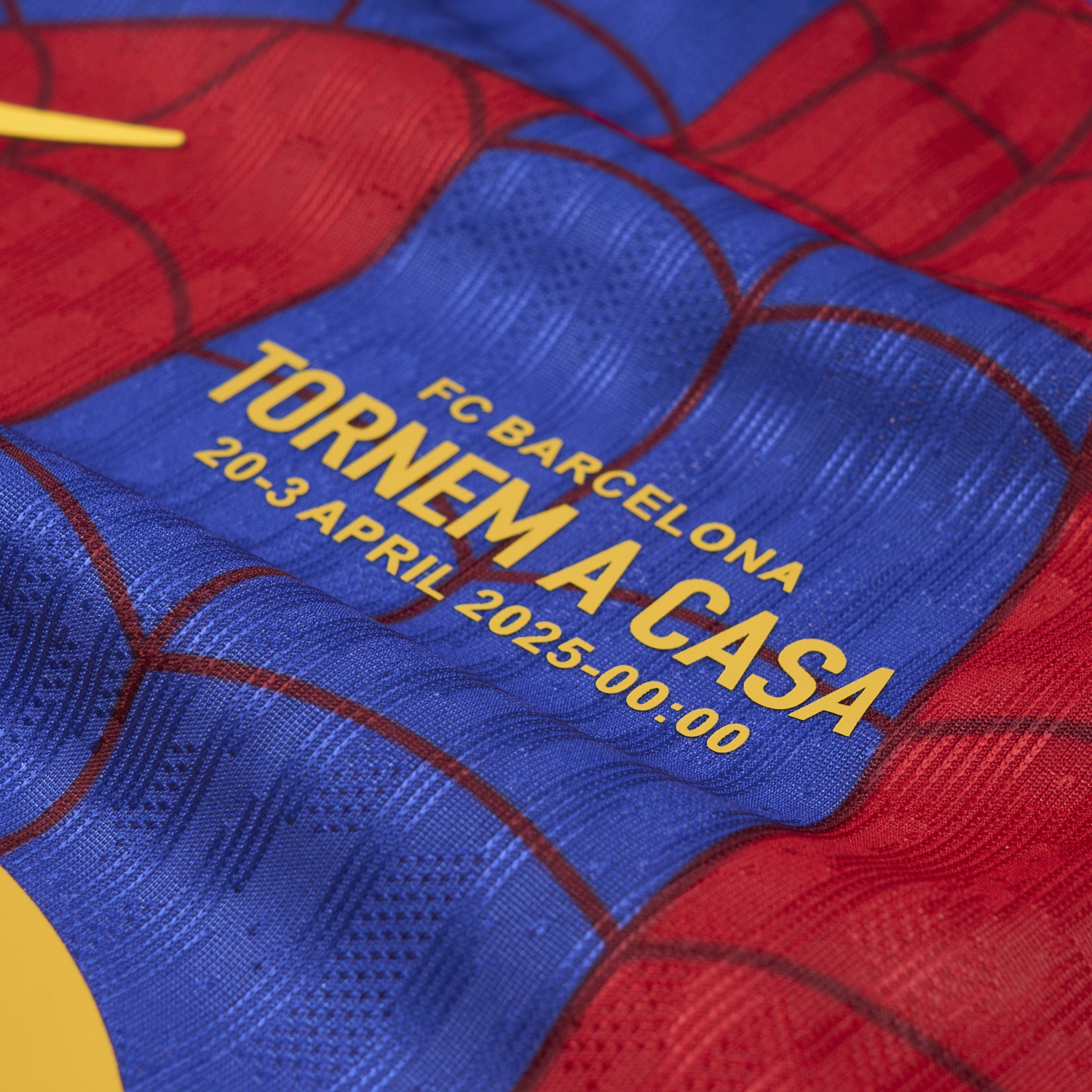Barcelona 26-27 X Spider Man Special Jersey - Player Version - UnitedFutballJersey