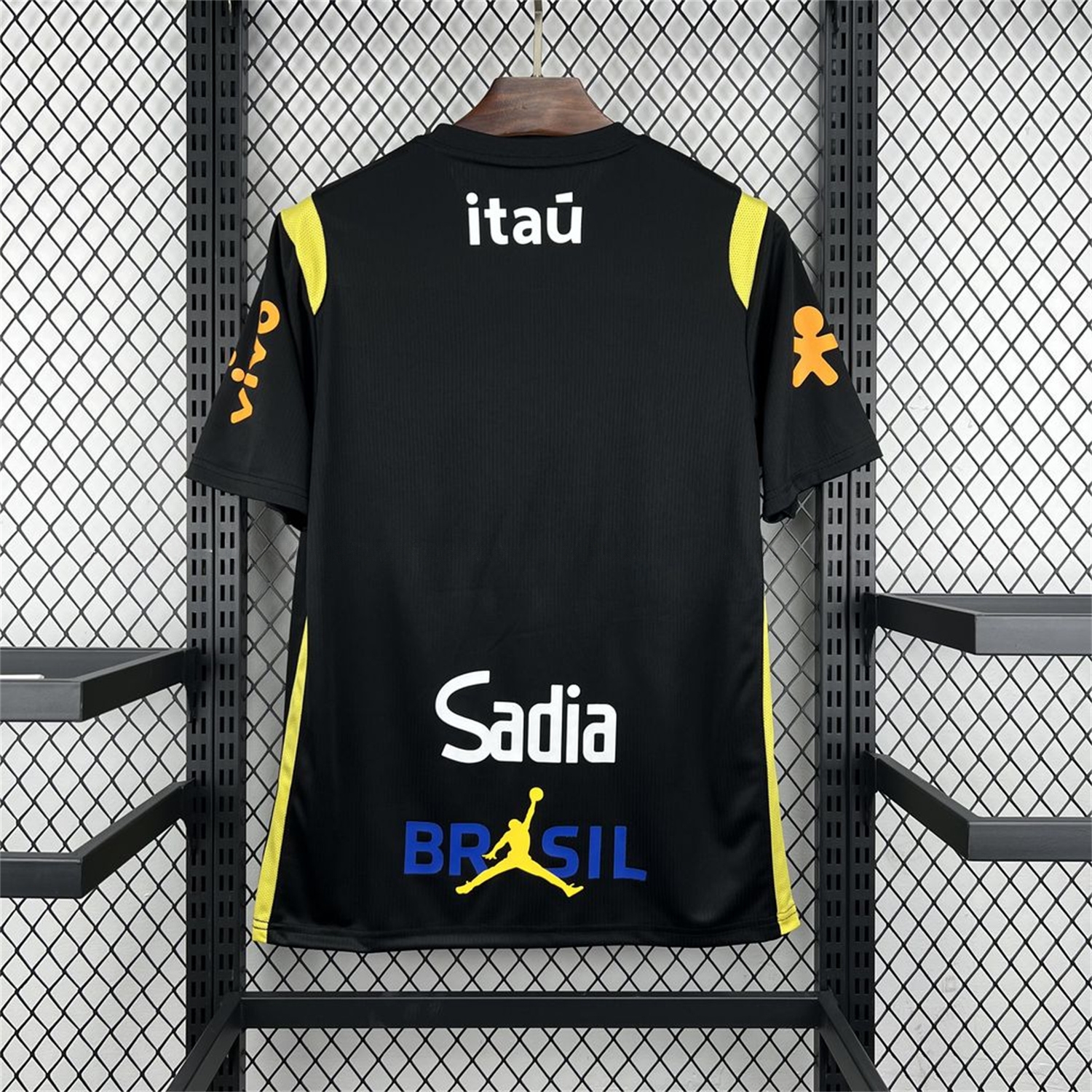 Brazil 2026 Black Yellow Pre-Match Jersey - Fans Version - UnitedFutballJersey