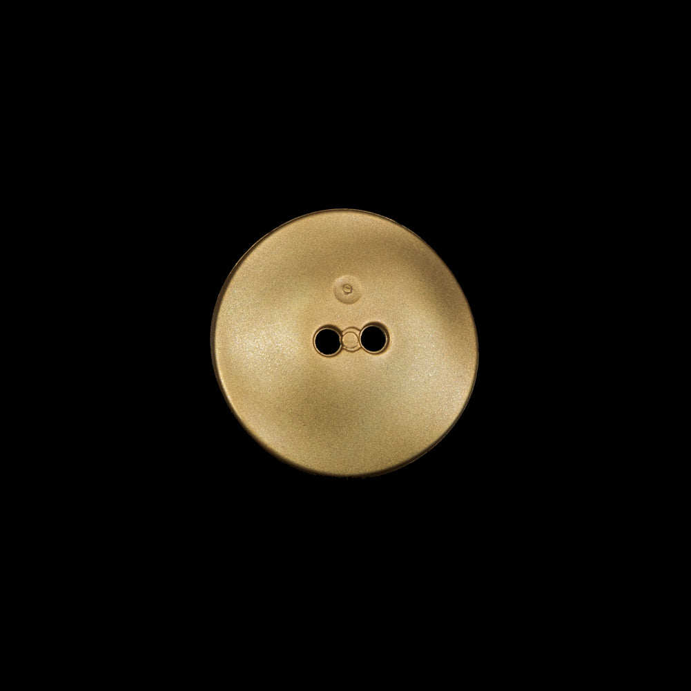 Matte Metallic Gold Concaving 2-Hole Button - 24L/15mm - Joann Fabrics