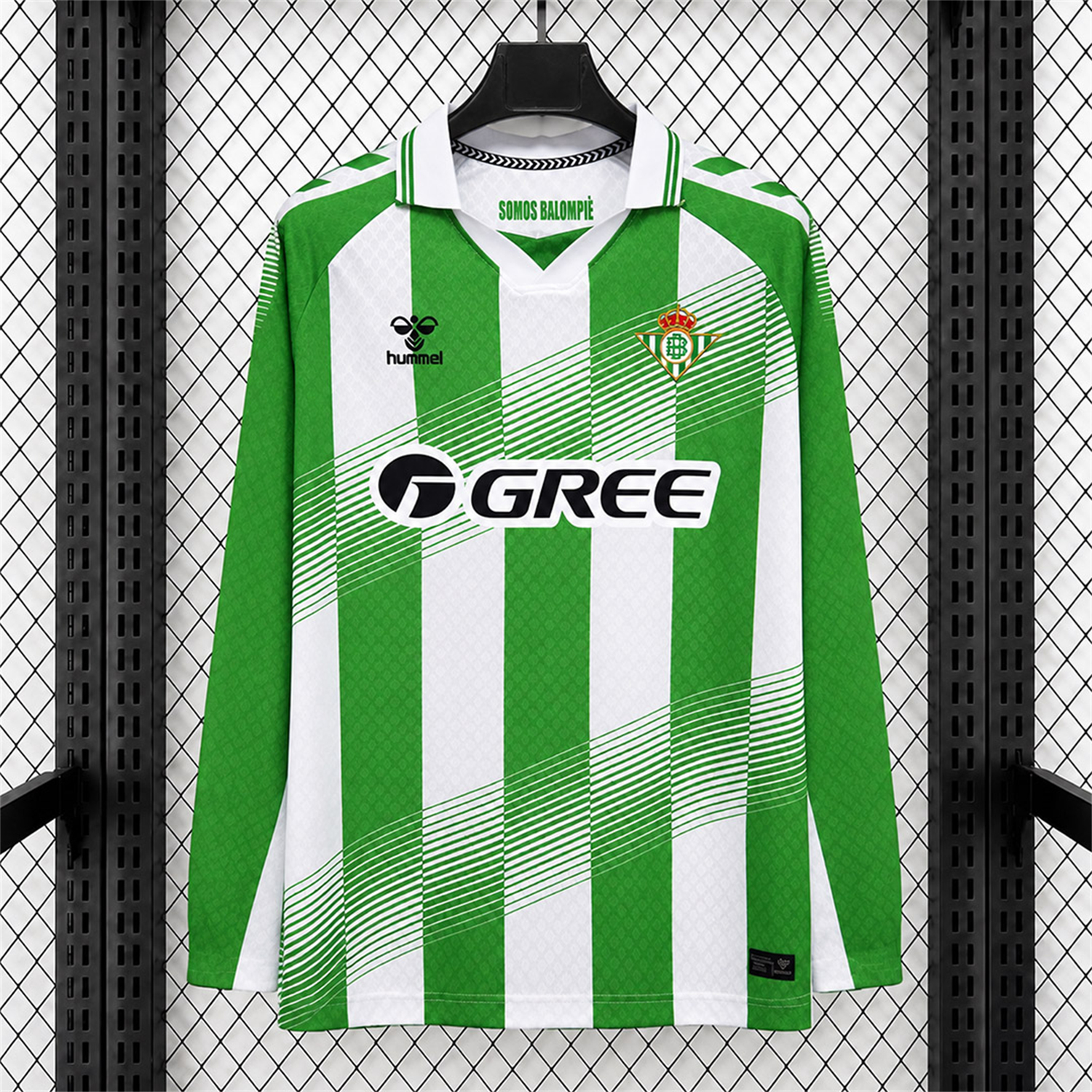 Real Betis 26-27 Home Long Sleeves Jersey - Fans Version - UnitedFutballJersey