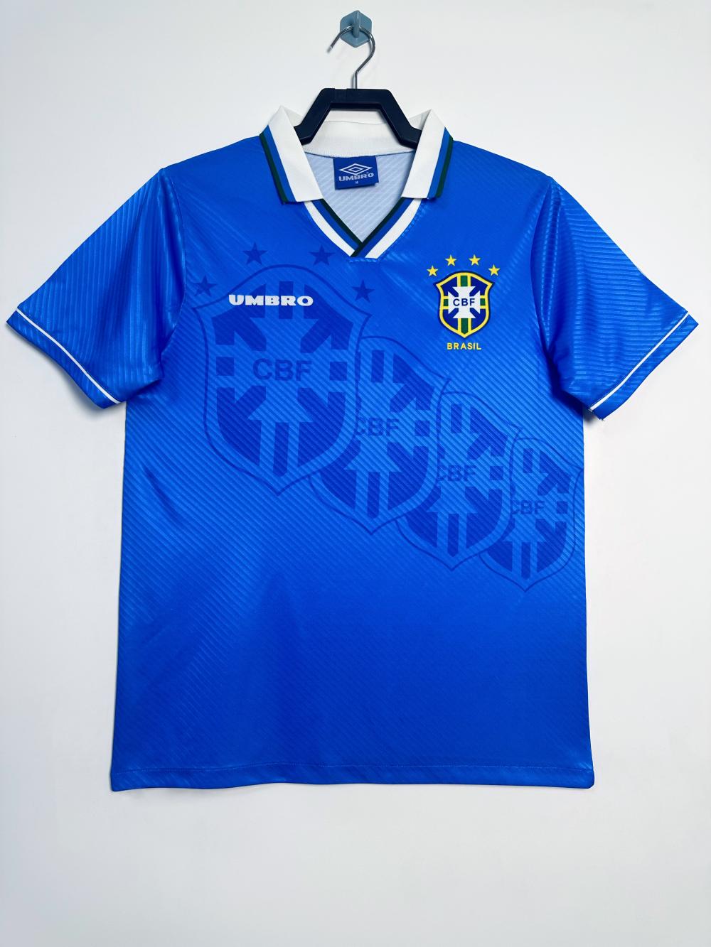 1996 Retro Brazil Away Soccer Jersey Football Shirt 1:1 Thai Quality