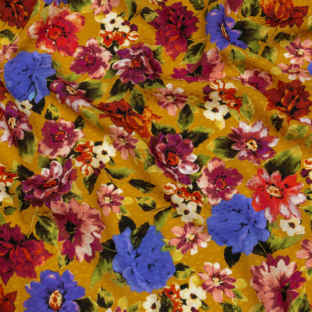 Mood Exclusive Fervent Floristry Spotted Viscose Jacquard - Joann Fabrics