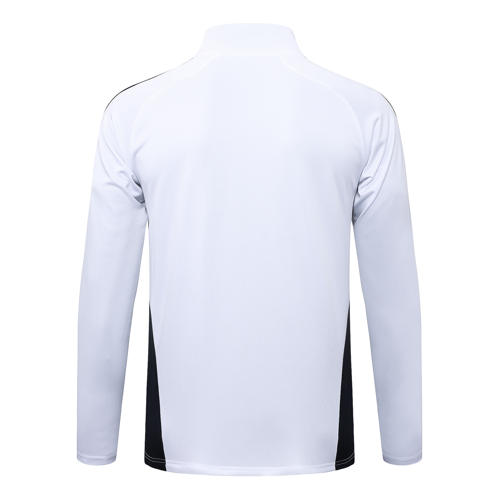 2025-2026 Real Madrid Retro White Half-Pull Training Suit Football Shirt 1:1 Thai Quality Set 01