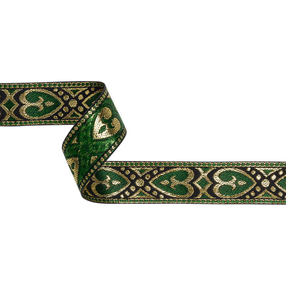 Metallic Jacquard Ribbon - 1.375