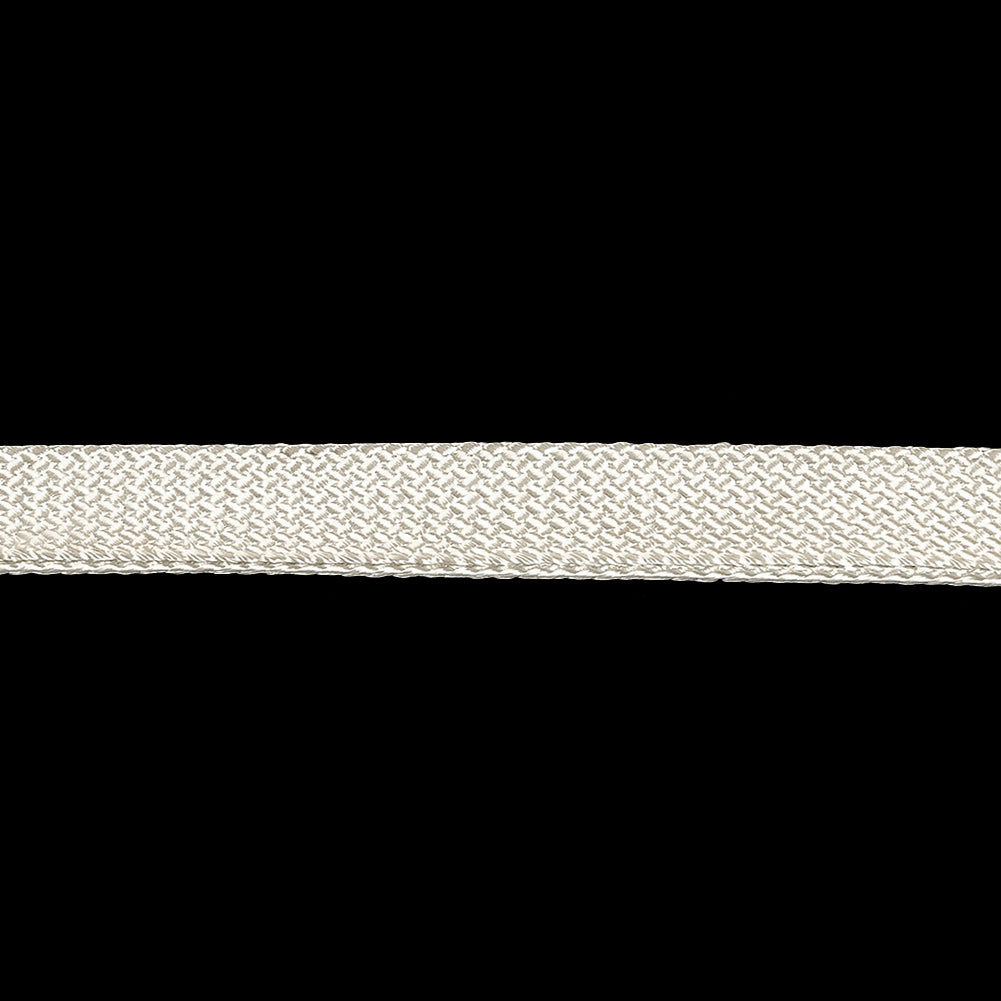 Sea Salt Luminous Rayon Braided Foldover Trim - 0.5