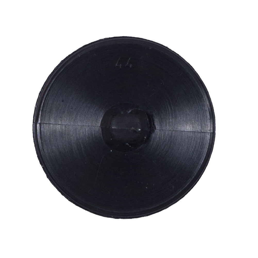 Black Plastic Shank-Back Button - 44L/28mm - Joann Fabrics