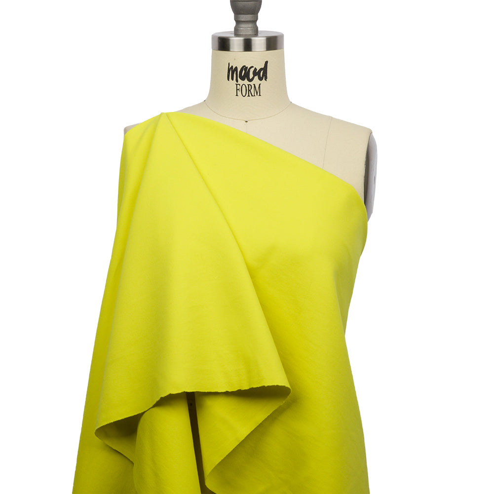 Stretch Ponte Knit - Lemon - Papilio Collection - Joann Fabrics