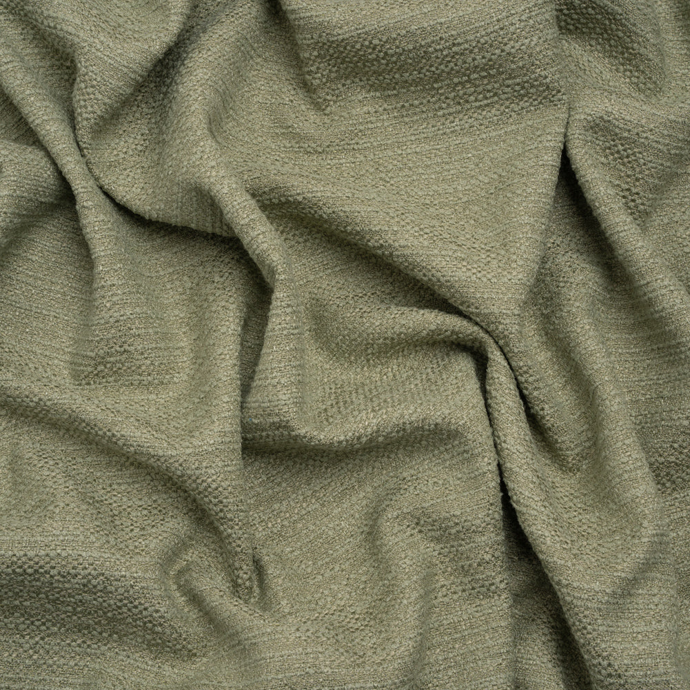 Textured Recycled Polyester Woven - Pistachio Boucle Stripes - British Imported - Joann Fabrics