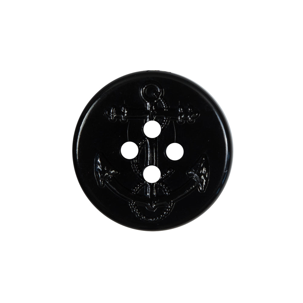 Black Plastic Anchor 4-Hole Button - 36L/23mm - Joann Fabrics