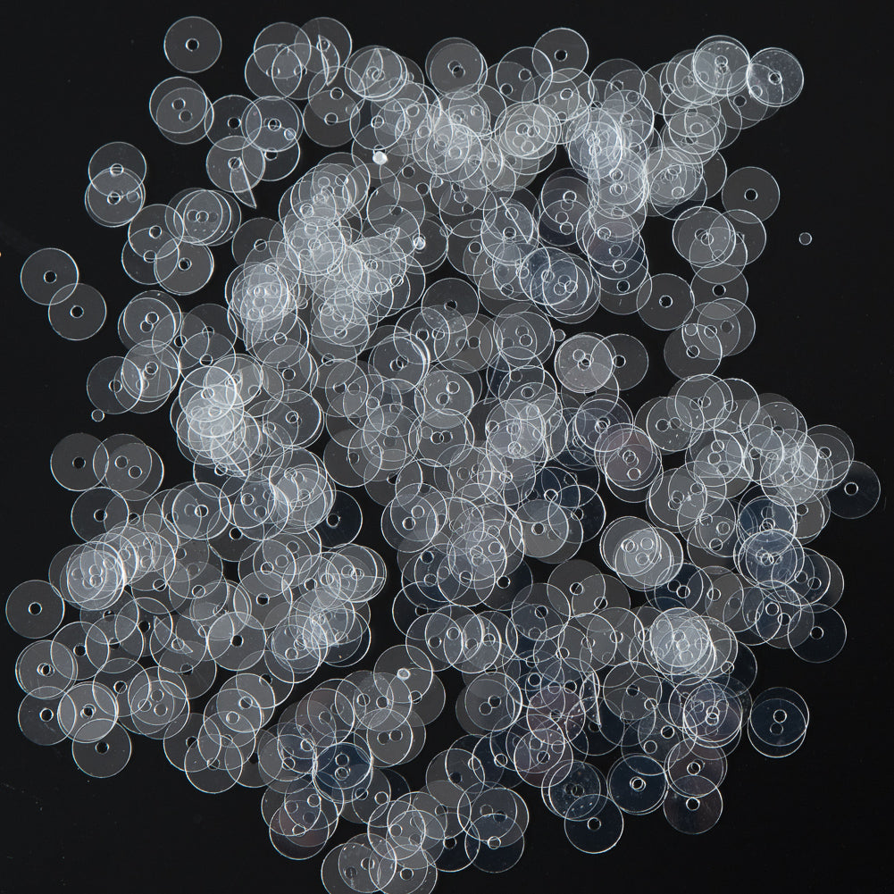 Bag of Clear Transparent Bright Loose Sequins - 6mm - Joann Fabrics