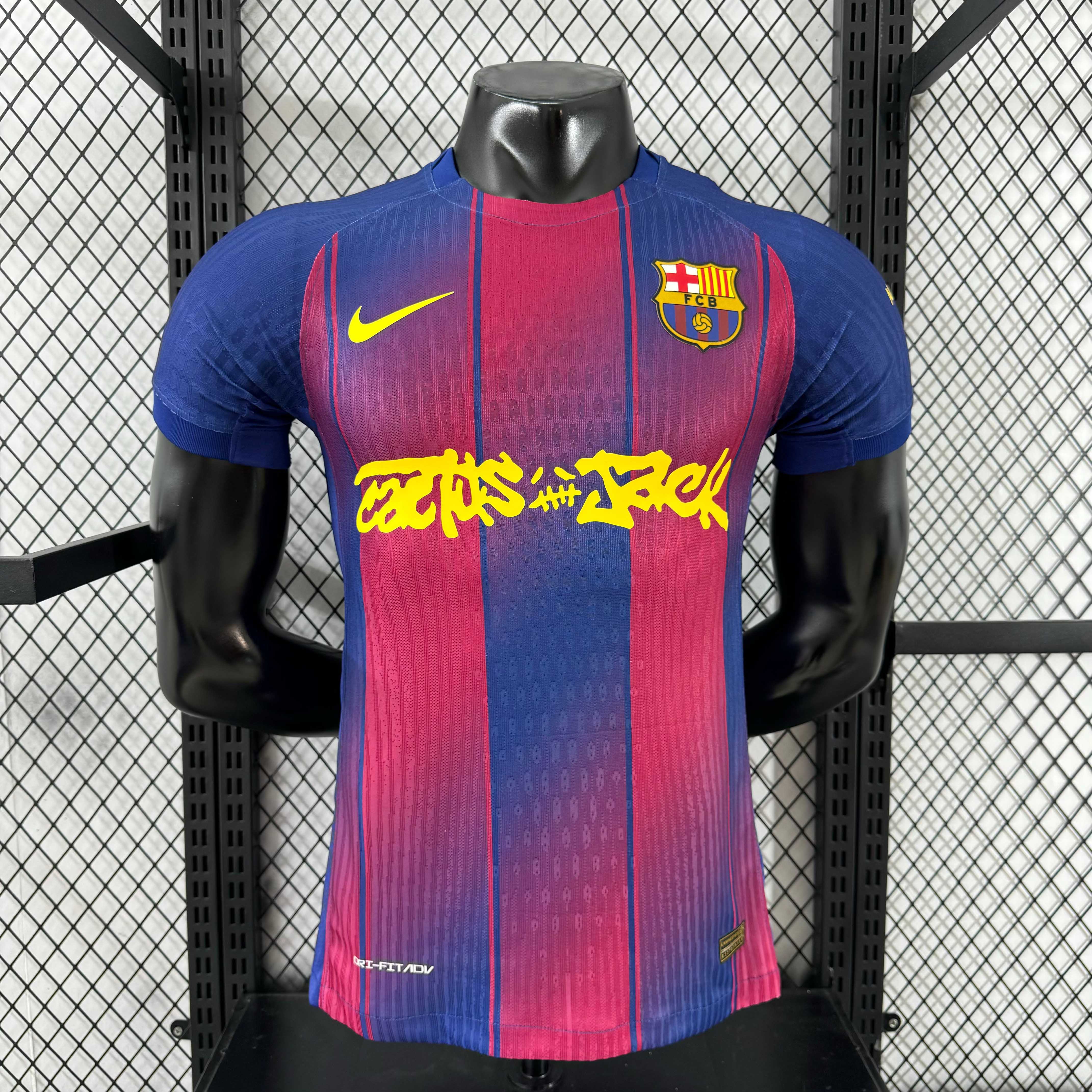 2025/2026 Player Version Barcelona x Travis Scott Collab Home Football Shirt 1:1 Thai Quality