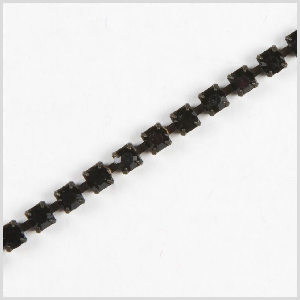 Jet Black Metal & Czech Rhinestone - Joann Fabrics