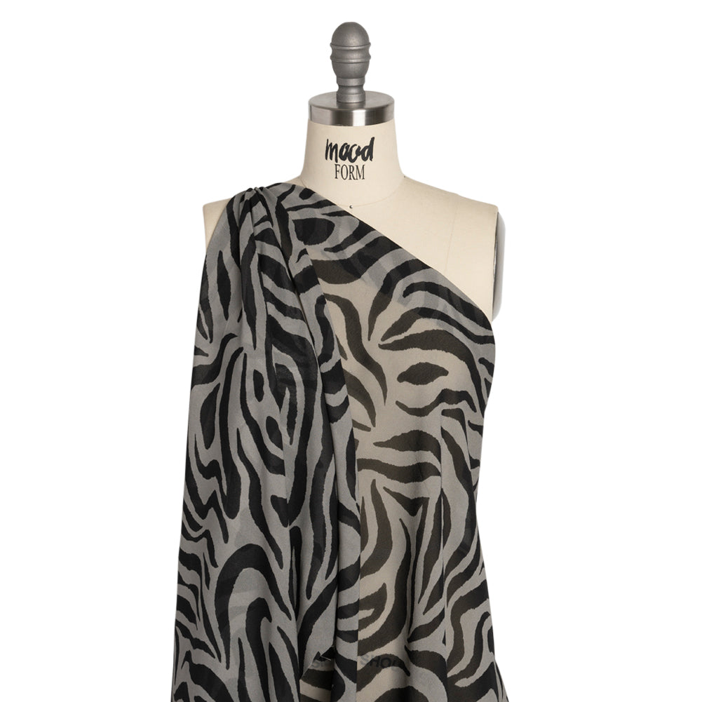 Mood Exclusive Black Nightfall in Namibia Viscose Georgette - Joann Fabrics