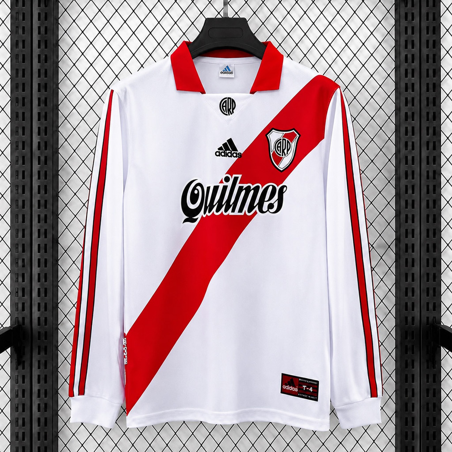 Retro River Plate 1998-00 Home Long Sleeves Jersey - UnitedFutballJersey