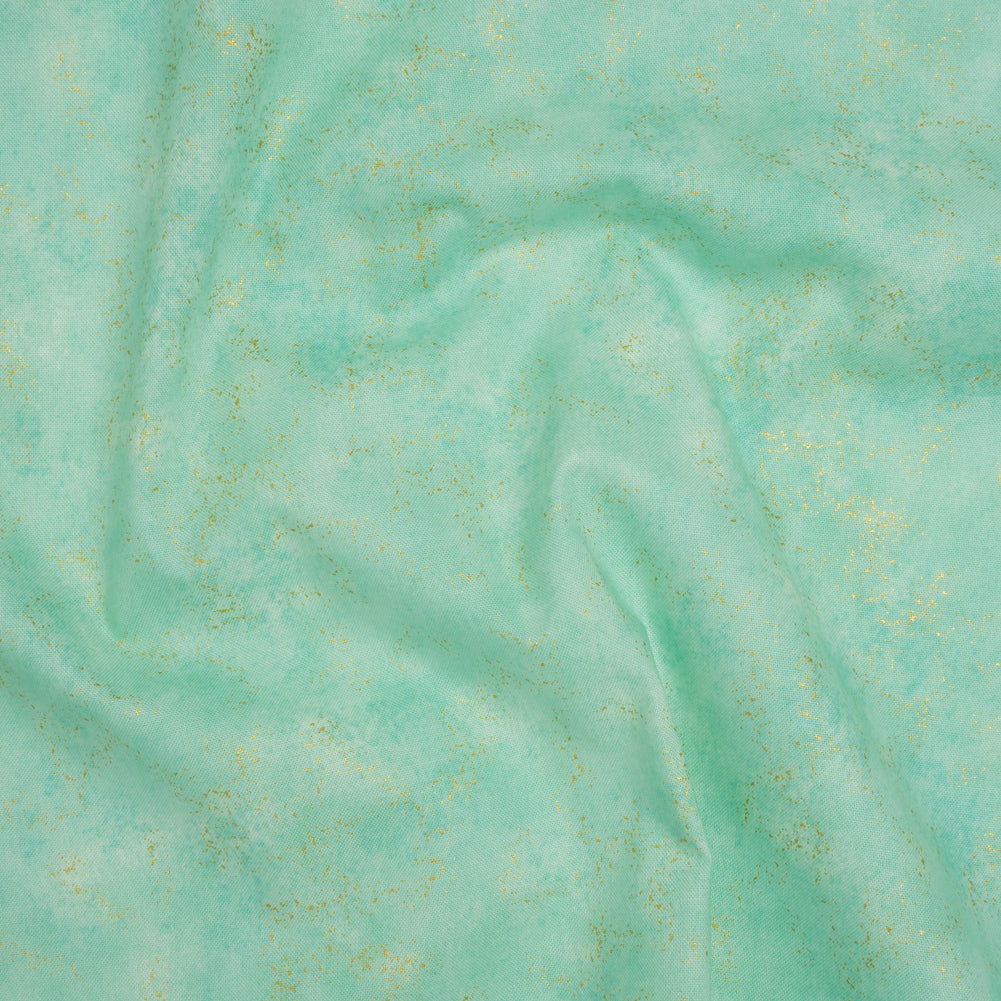 Metallic Printed Quilting Cotton by Northcott - Lagoon Speckle - Shimmer Collection - Joann Fabrics