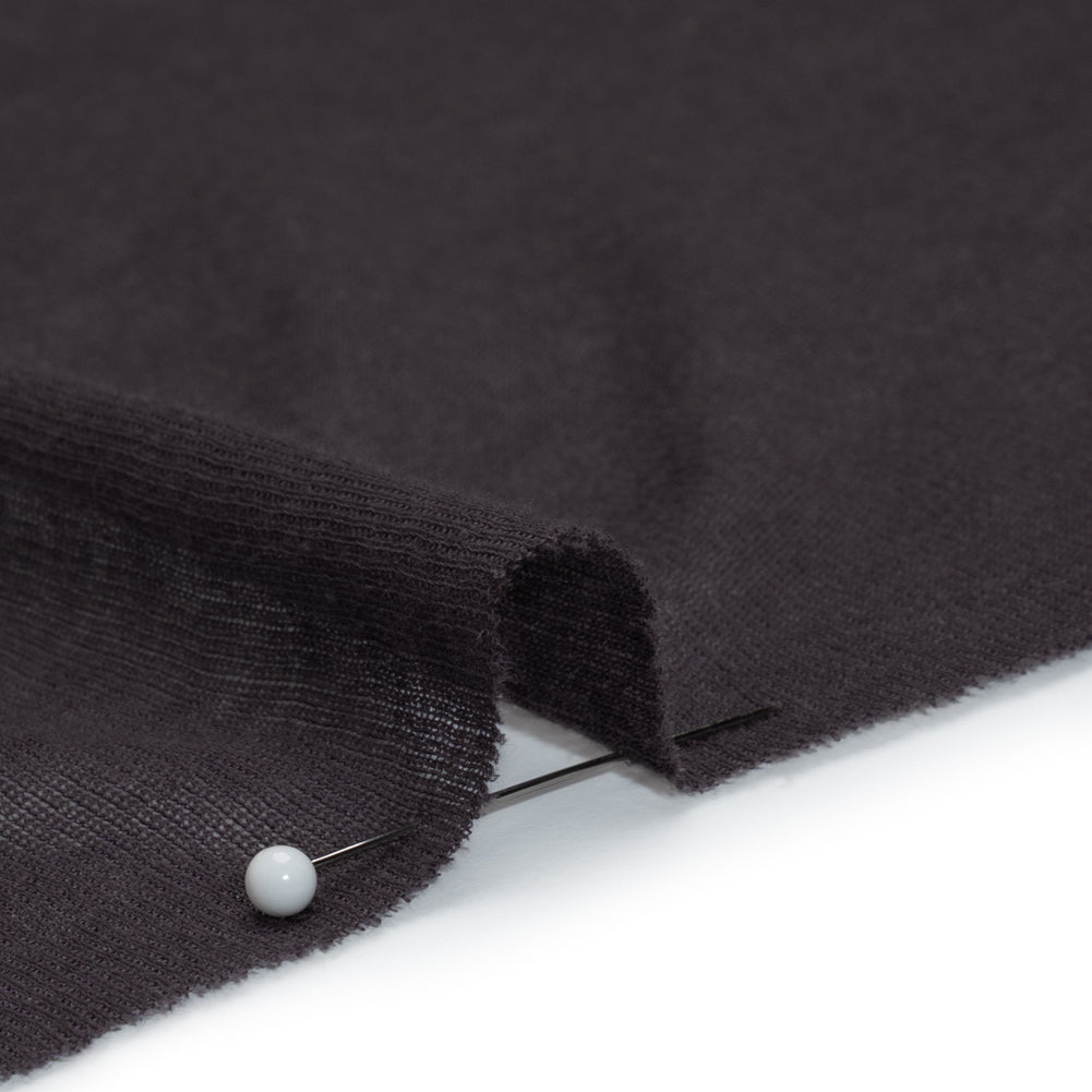 Featherweight Cotton Interlock Knit - Dark Purple - Designer Deadstock - Joann Fabrics