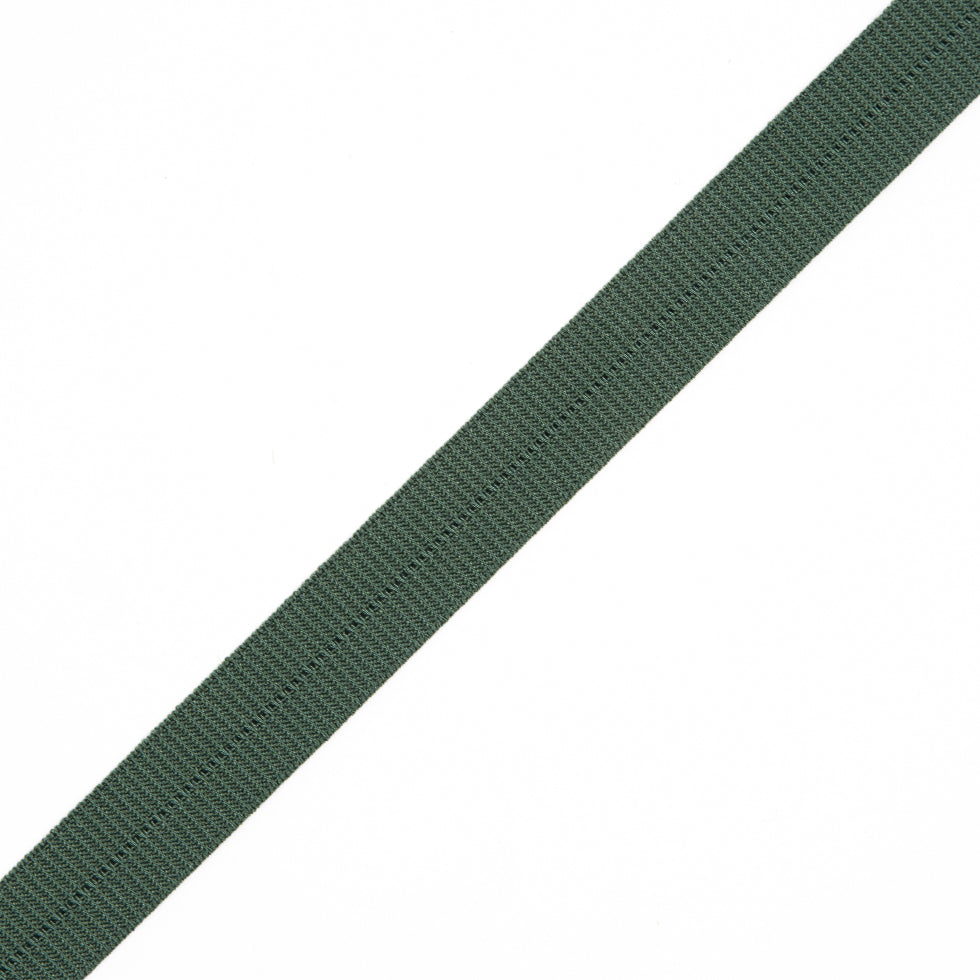 Green Stretch Fold Over Grosgrain - 0.625