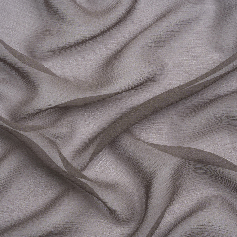 Crinkled Silk Chiffon - Dark Silver - Premium Collection - Joann Fabrics