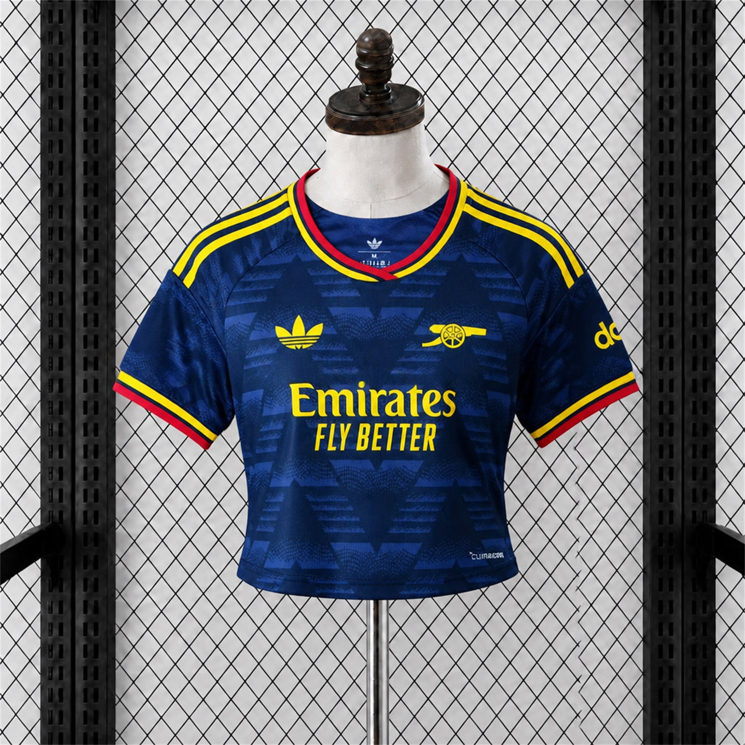 Women's Arsenal 26-27 Away Women Crop Jersey - Fans Version - UnitedFutballJersey