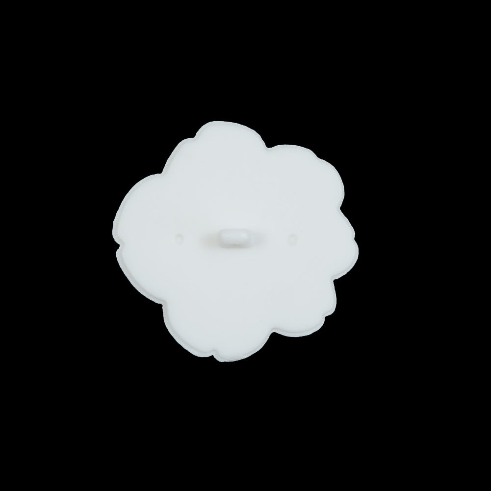 Italian White Flower Shank Back Button - 36L/23mm - Joann Fabrics