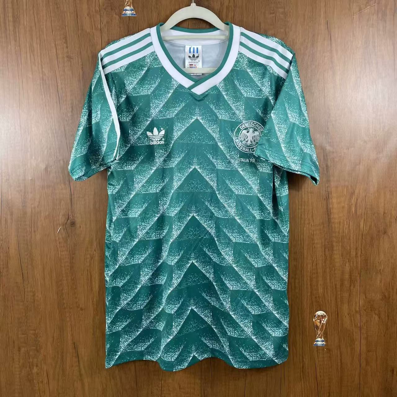 1990 Retro Germany away Soccer Jersey