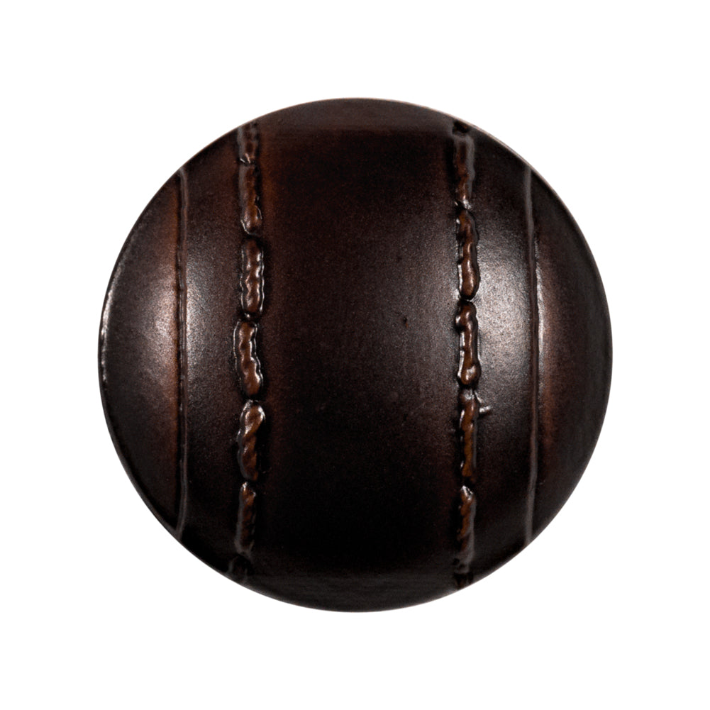 Italian Brown Faux Leather Plastic Button - 44L/28mm - Joann Fabrics