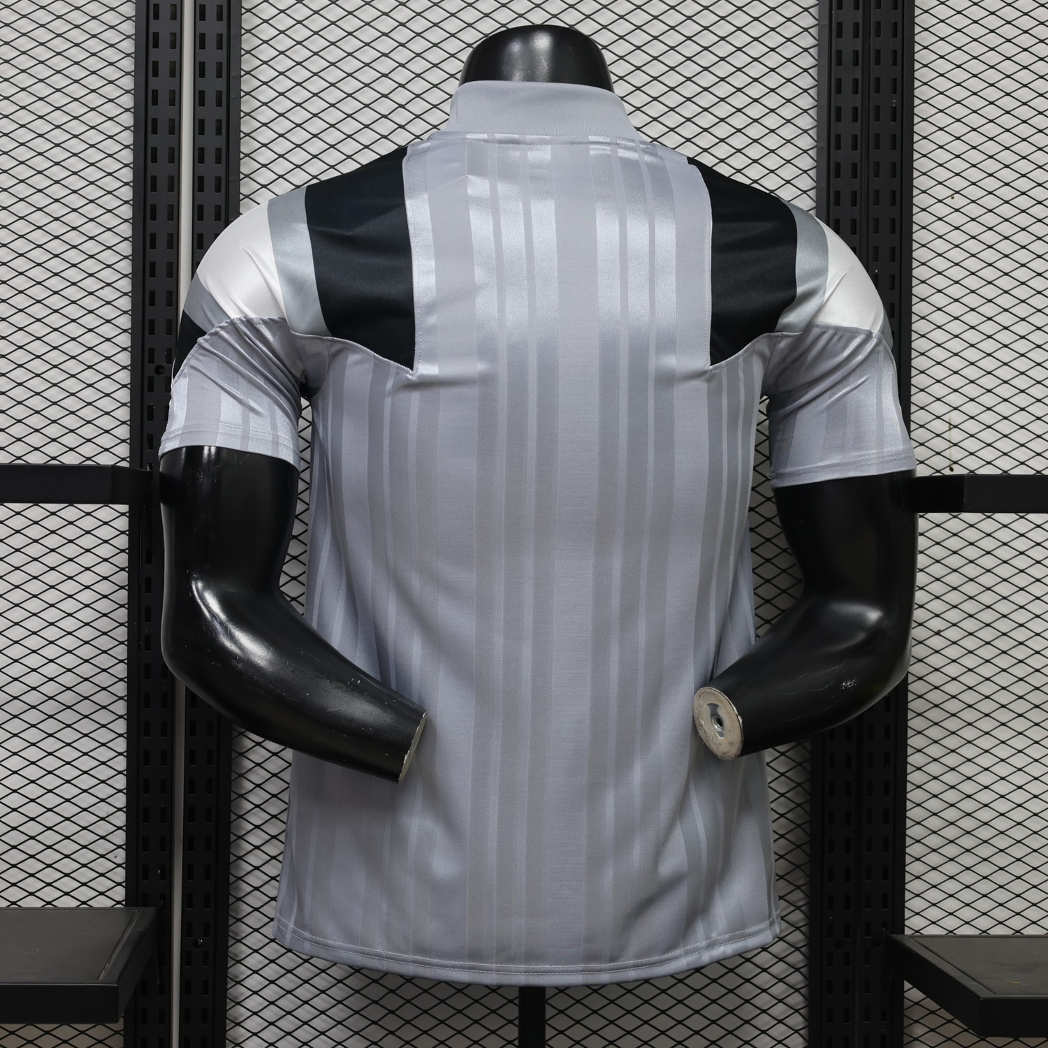 Juventus 26-27 Grey Black Retro Style Casual Jersey - Player Version - UnitedFutballJersey