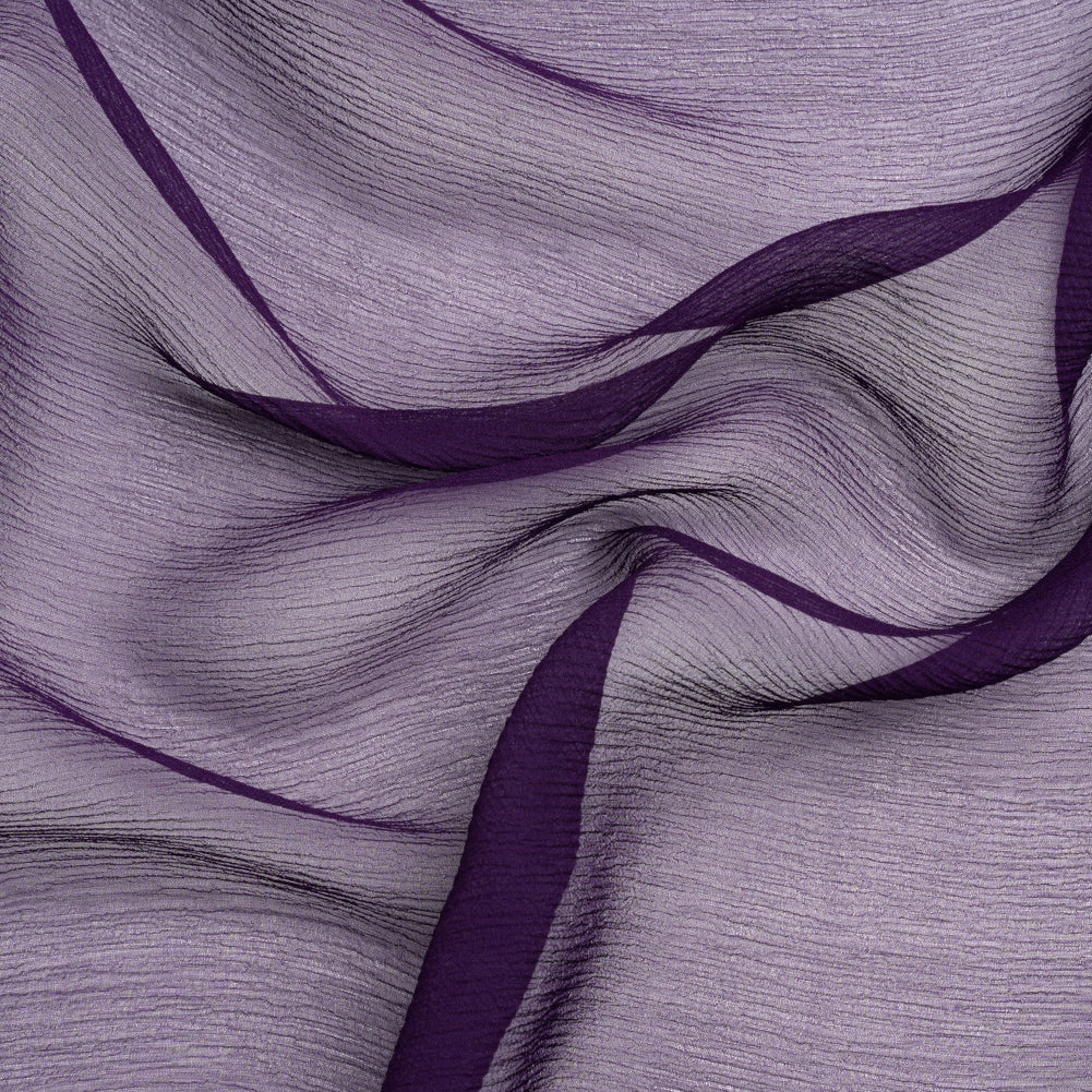 Crinkled Silk Chiffon - Grape - Premium Collection - Joann Fabrics
