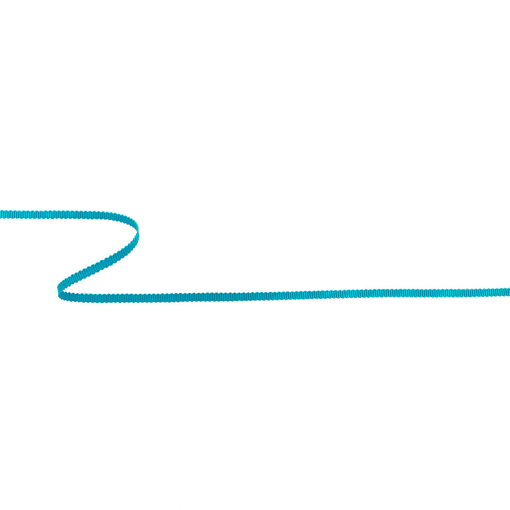Turquoise Petersham Grosgrain Ribbon - 0.125