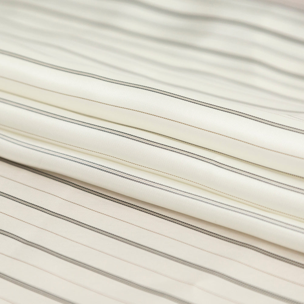 Bemberg Lining - Ivory and Black Stripes - Joann Fabrics