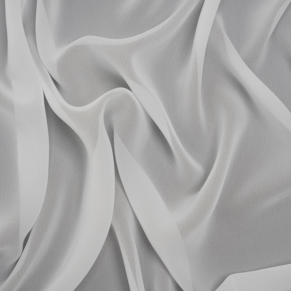 Polyester Chiffon - White - Designer Deadstock - Joann Fabrics