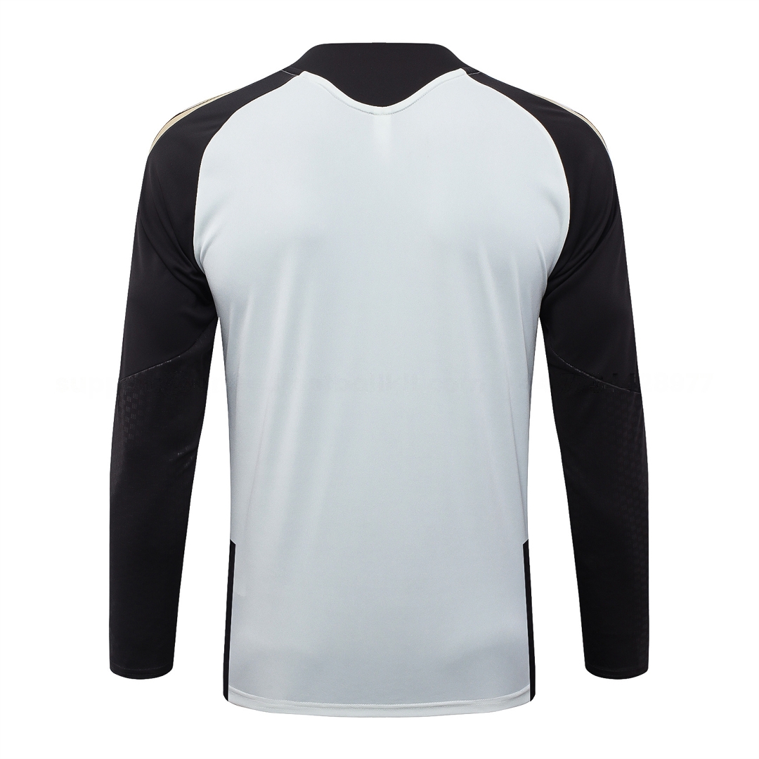 Flamengo 2026 Long Sleeve Training Set - White Top & Black Pants - UnitedFutballJersey