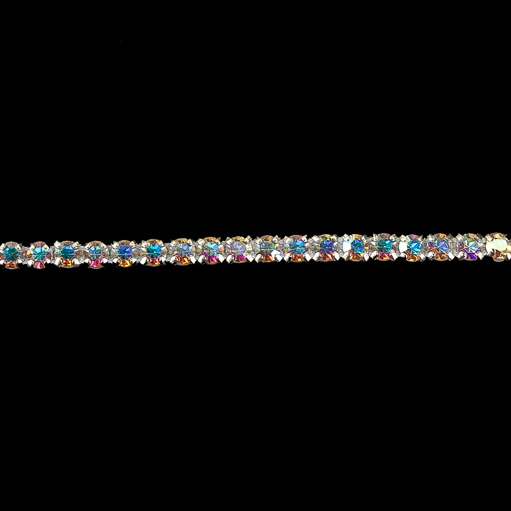 Vintage Swarovski One Row Crystal AB Rhinestone Trimming - 0.1875