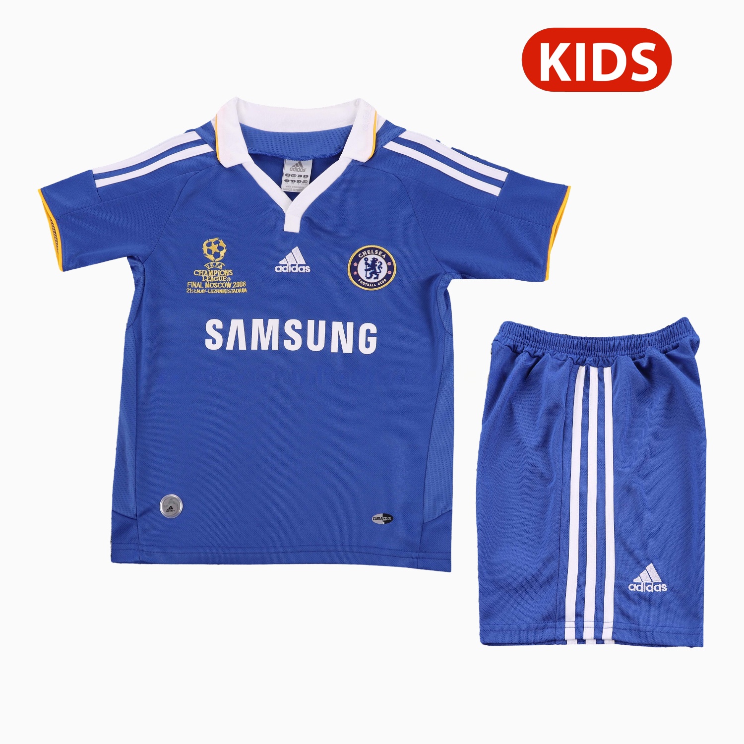 Retro C.H.E.L.S.E.A 2007-08 Home Kids Kit - UnitedFutballJersey