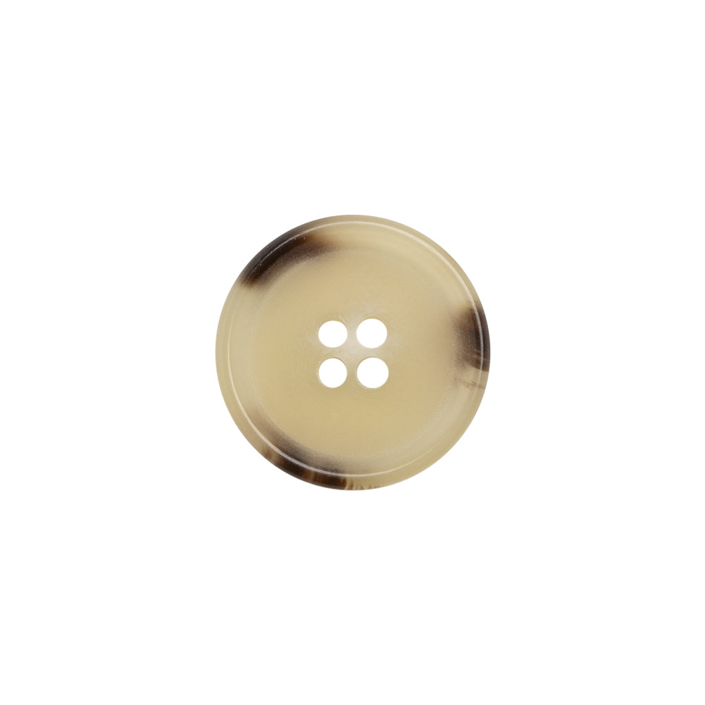 Italian Matte Beige Rimmed 4-Hole Button - 24L/15mm - Joann Fabrics