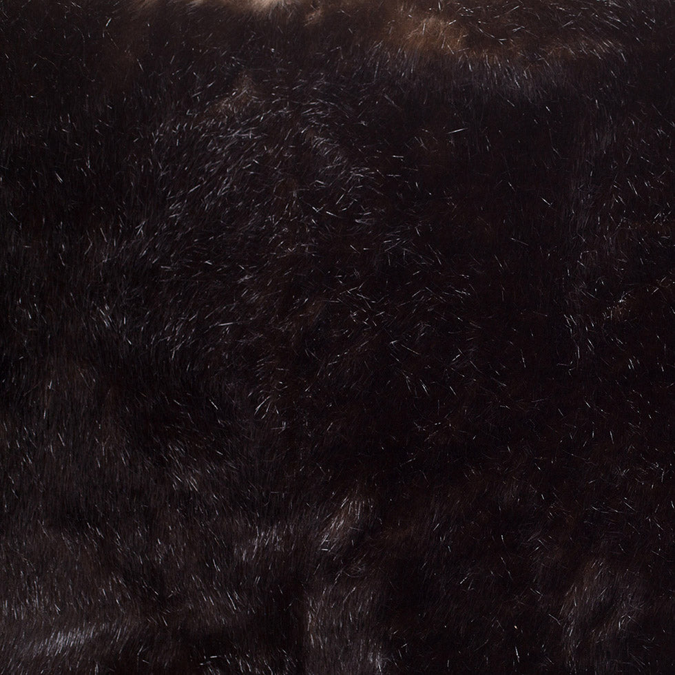 Black-Brown Faux Mink Fur - Joann Fabrics