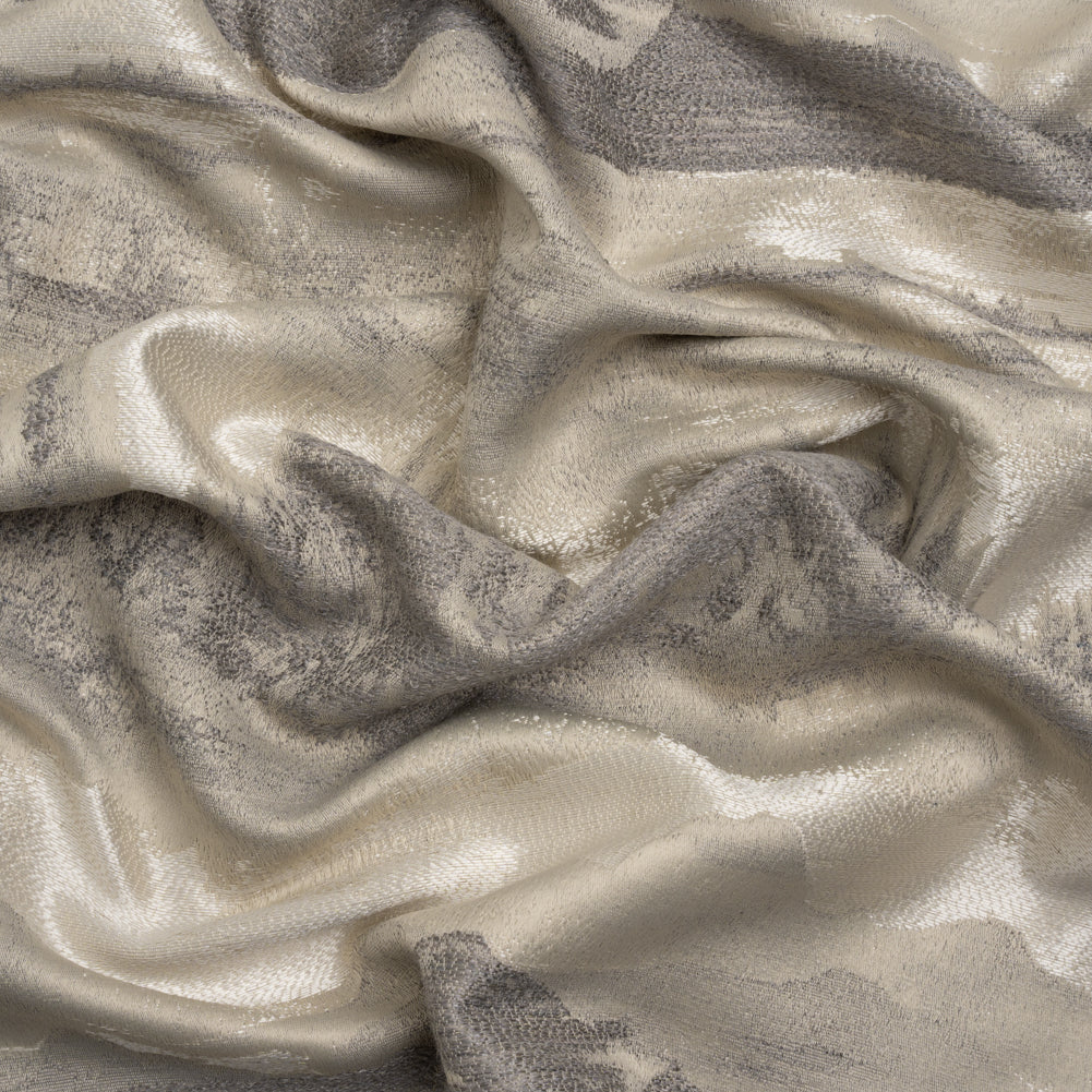 Recycled Polyester Drapery Jacquard - Slate Hazy Landscapes - British Imported - Joann Fabrics