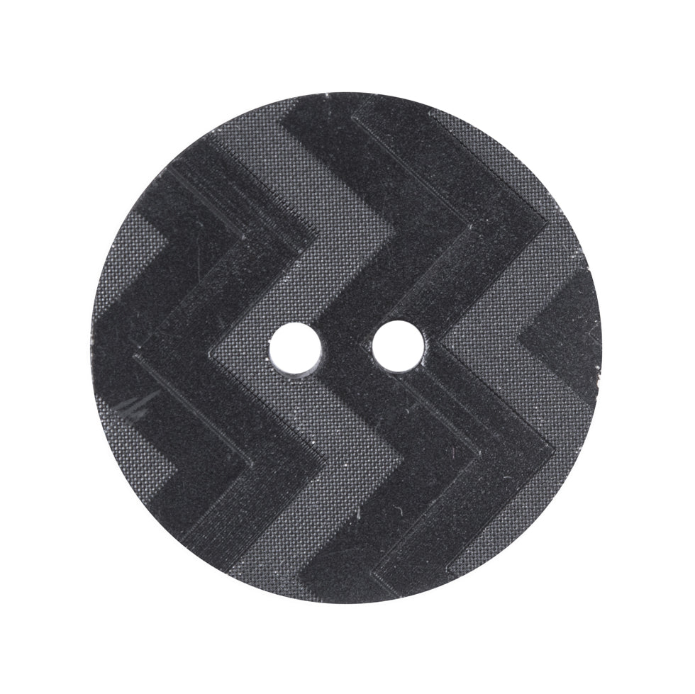 Italian Black and Gold Mirrored Button - 44L/28mm - Joann Fabrics