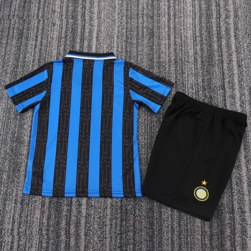 1997/1998 Retro Inter Milan Home Football Jersey 1:1 Thai Quality Kids Size