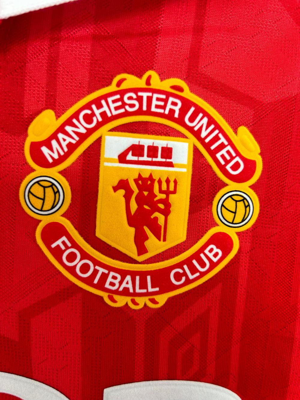 1992/1994 Retro Long Sleeve Manchester United Home Football Shirt 1:1 Thai Quality