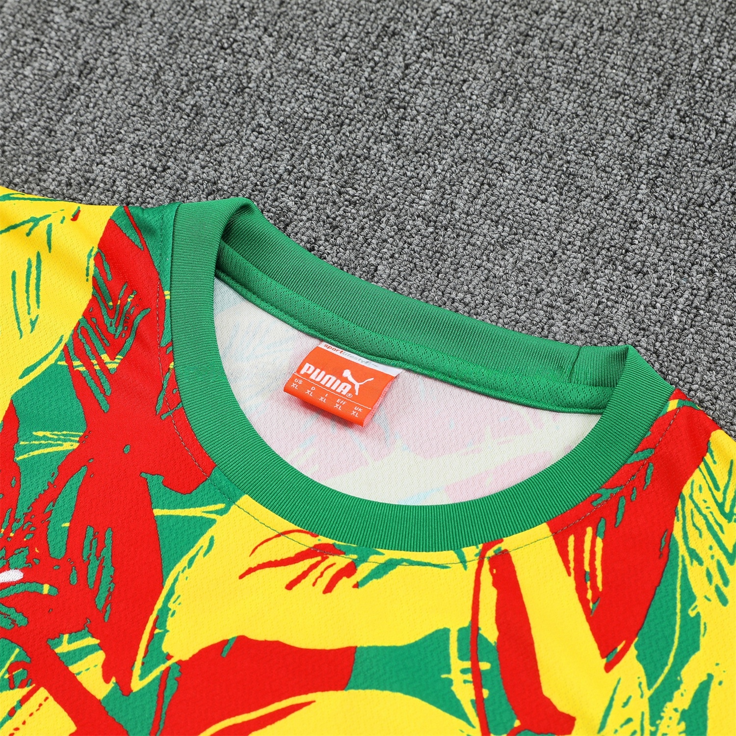 Senegal 2026 Vest Training Set - Variegated Vest and Green Shorts - UnitedFutballJersey