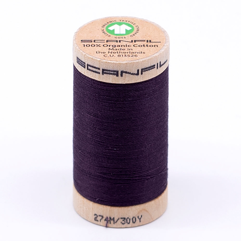 SCANFIL® 30wt Organic Pima Cotton Thread 300 yds - 4845 Plum Perfect - Joann Fabrics