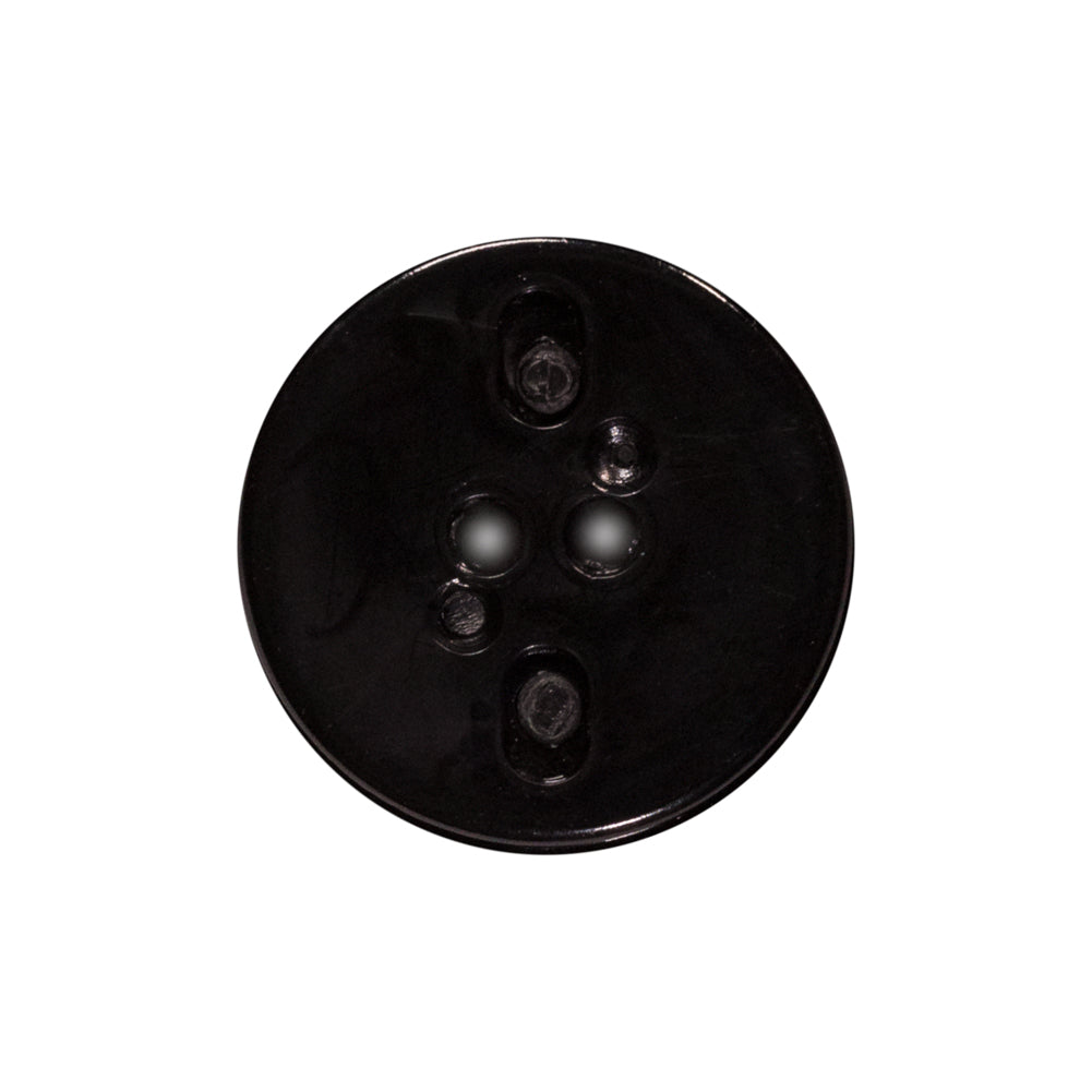 Italian Black 2-Hole Plastic Button - 36L/23mm - Joann Fabrics