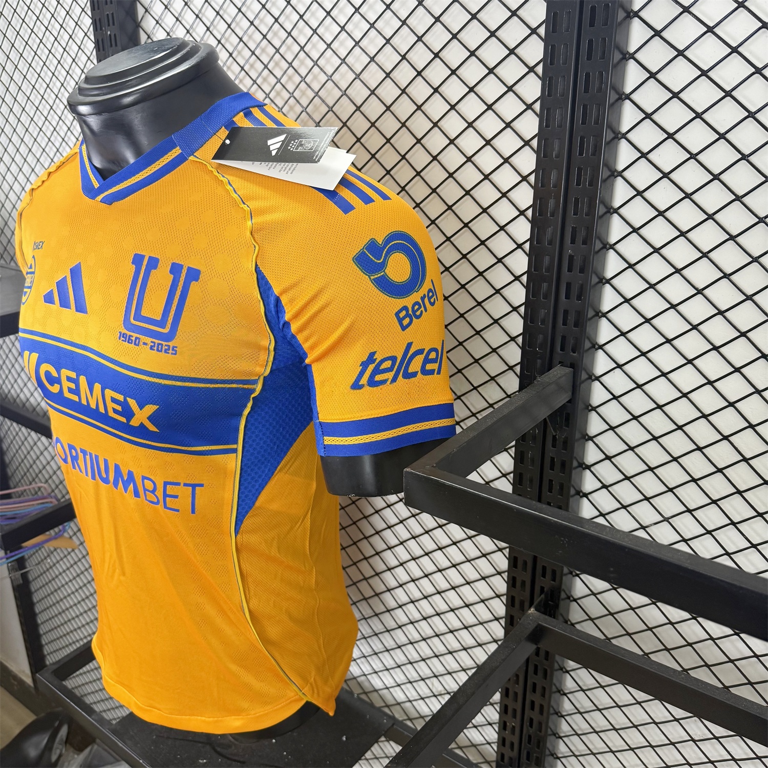 Tigres UANL 25-26 Home Jersey With All Sponsors - Player Version - UnitedFutballJersey